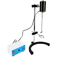 Agitadores digitales- Mezclador mezclador de agitador eléctrico superior de 100 W- Velocidad variable 0-2400 RPM…